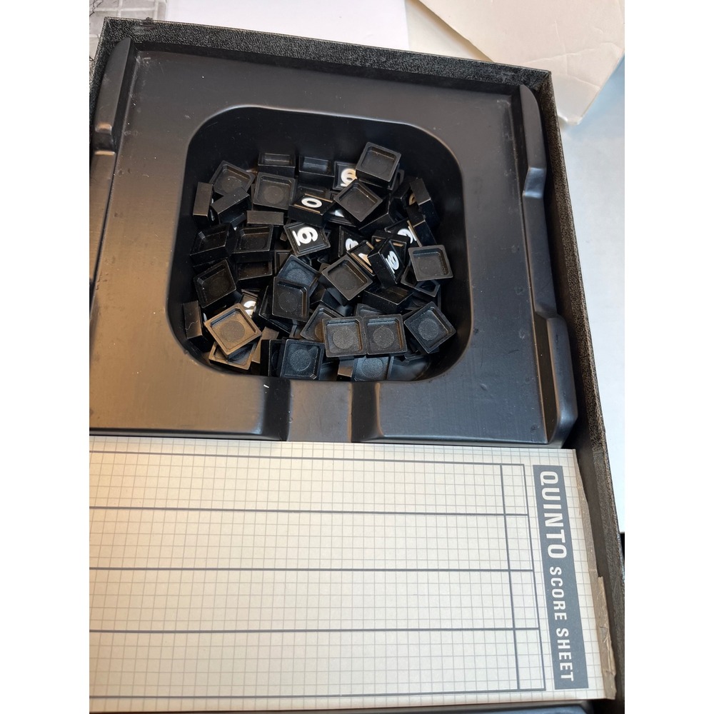 Vintage 1964 Quinto 3M Bookshelf Game Math Strategy Board Game Complete - Picture 3 of 6